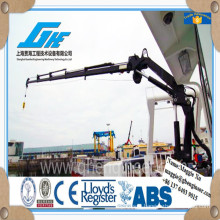 hydraulic boat marine crane for tugboat